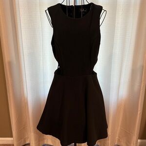 Lulu's Chic Black Cutout Side Dress size small